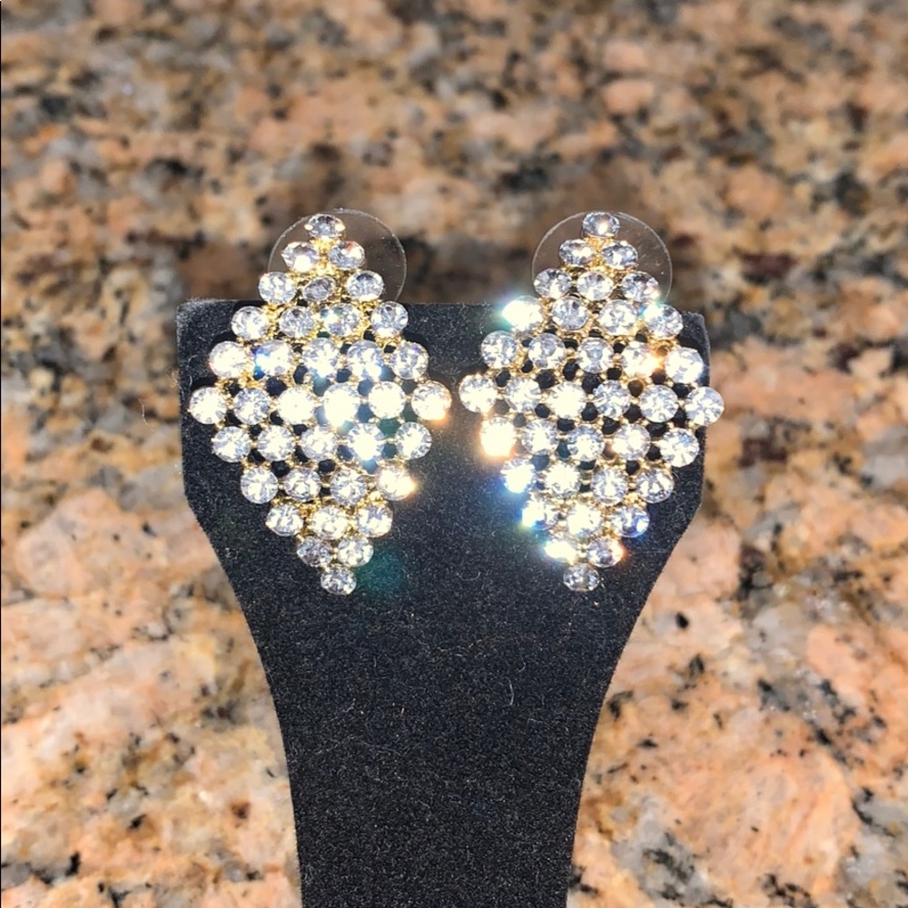 Rhinestone earrings